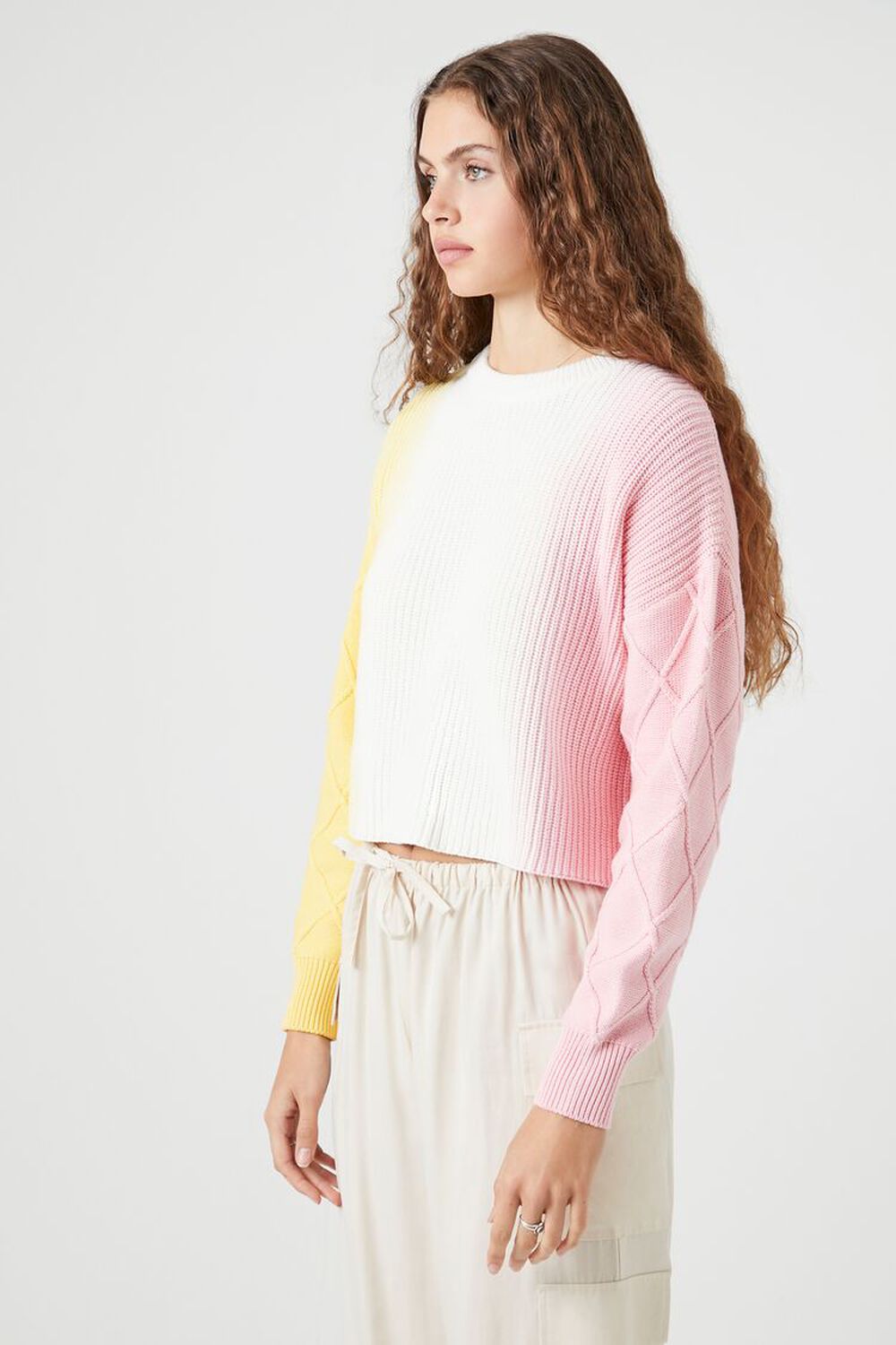 Gradient Drop-Sleeve Sweater